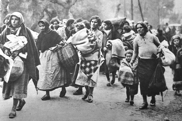Exili de dones catalanes. Imatge història en blanc i negre
